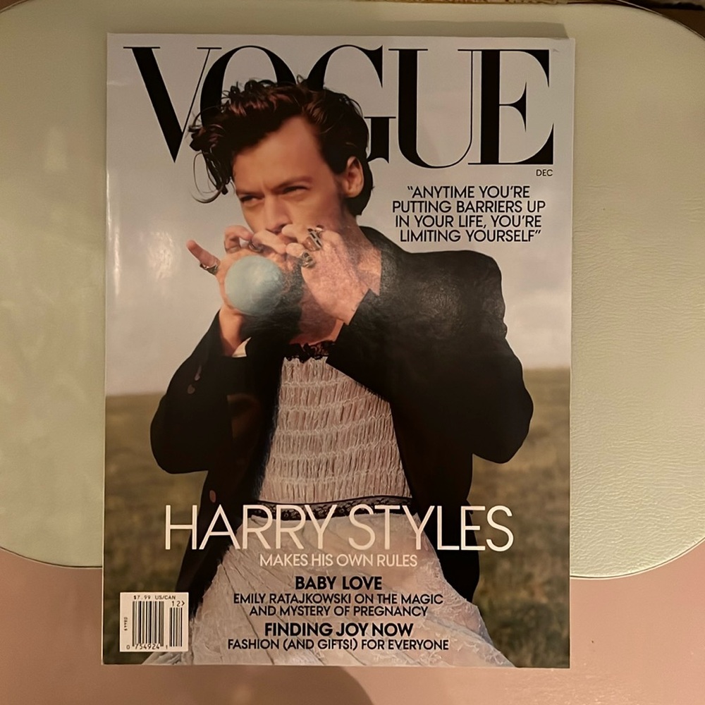 Harry Styles Vogue Magazine 2020